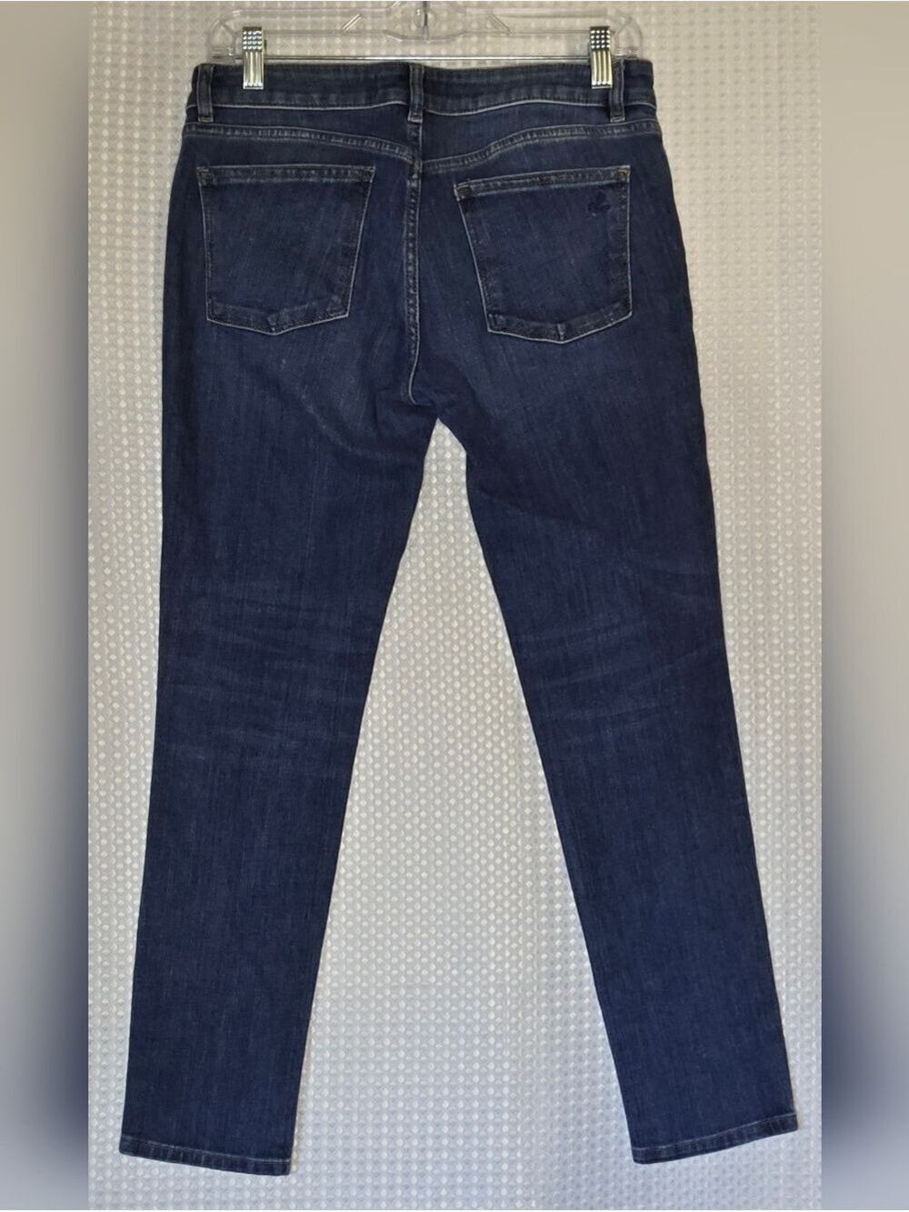 DL1961 Amanda Slim Straight Jeans 27 Dark Wash Premium Denim Mid Rise - Picture 9 of 13